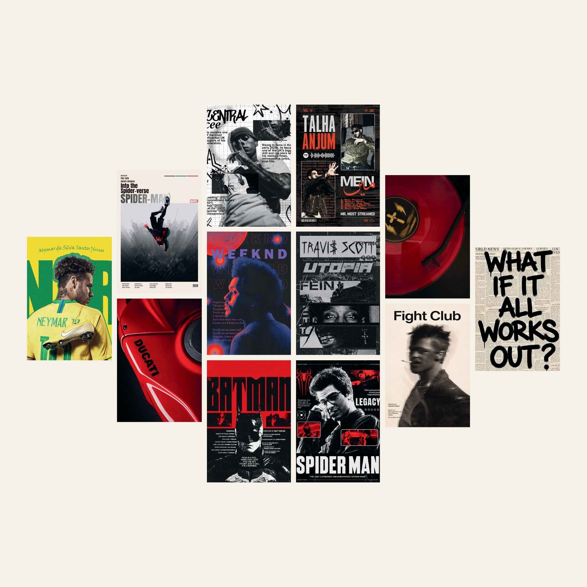 Contrast – Premium Posters ( A4 | 260G )