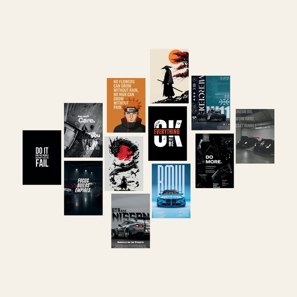 The Edge – Premium ( 12 Posters Set | 260G )