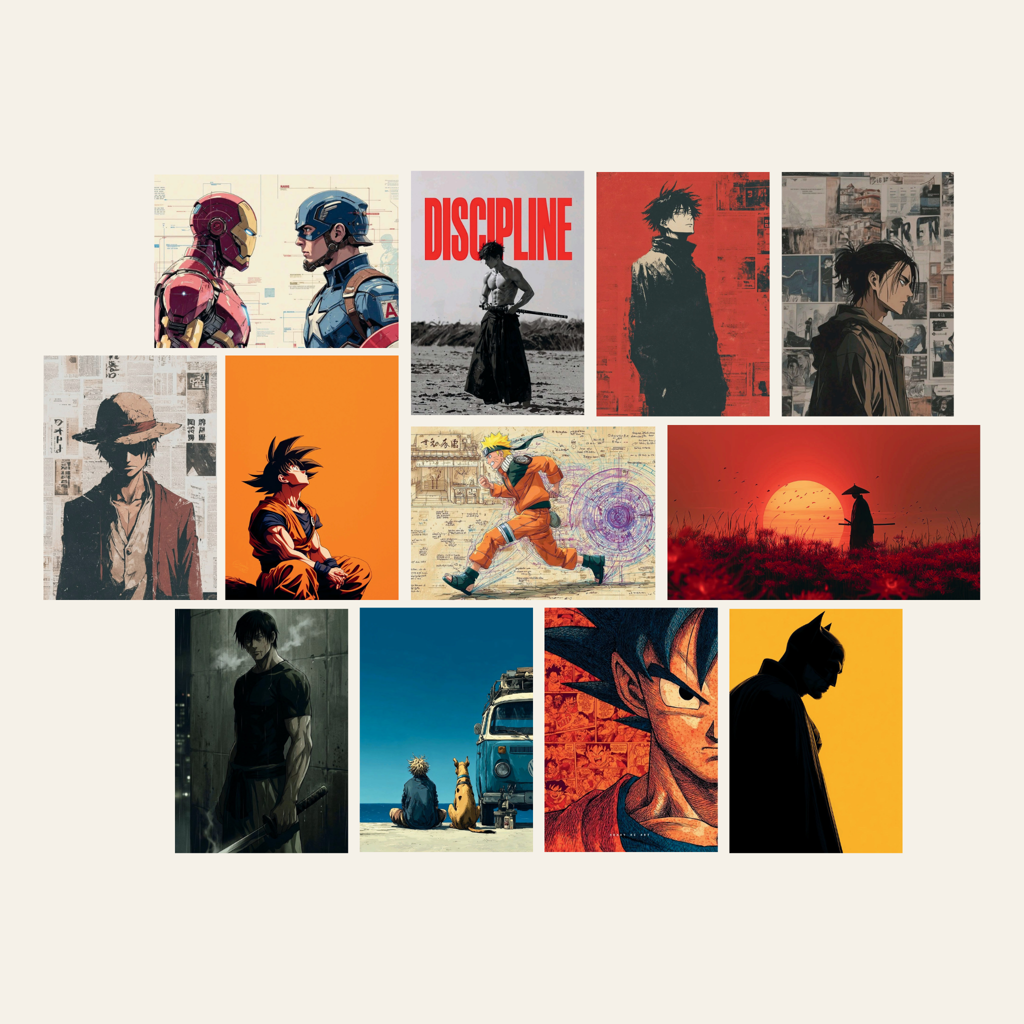 The Cinema – Premium ( 12 Posters Set | 260G )