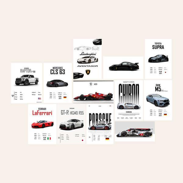 The Motion – Premium ( 12 Posters Set | 260G )