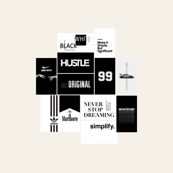 The Hustle – Premium ( 12 Posters Set | 260G )