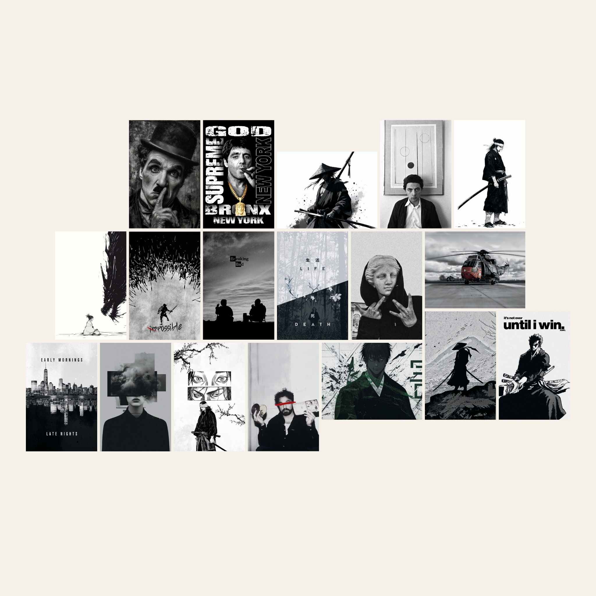 Icons – Premium Posters ( A4 | 260G )