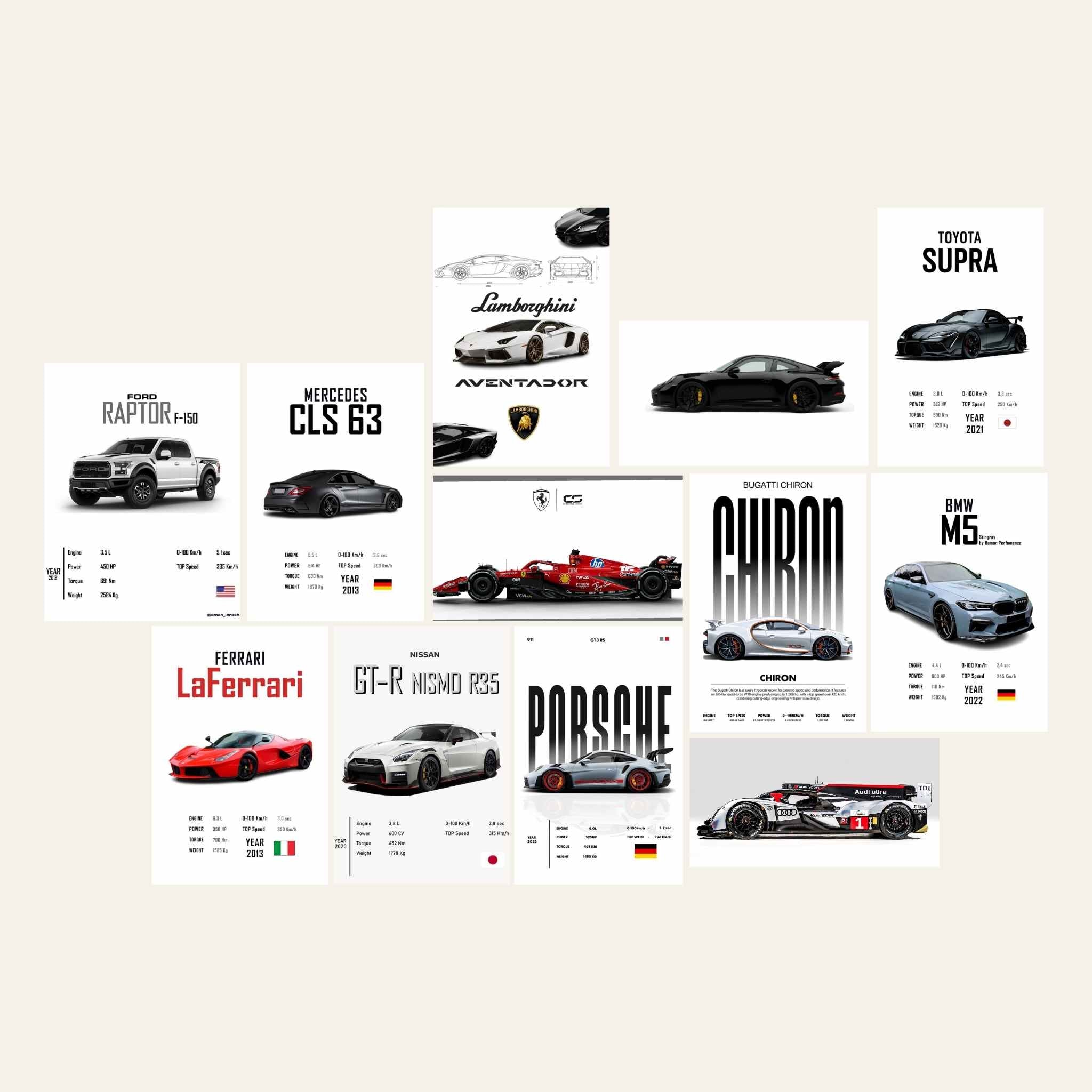 Motion – 12 Premium Posters ( A4 | 260G )