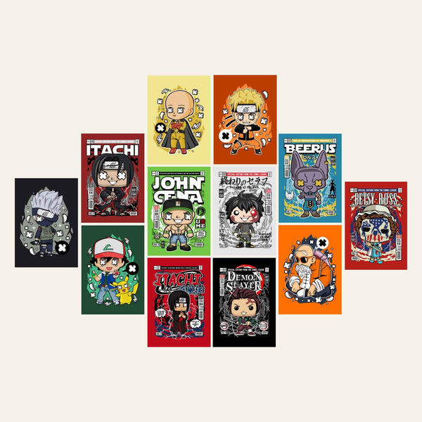 Pop – 12 Premium Posters ( A4 | 260G )