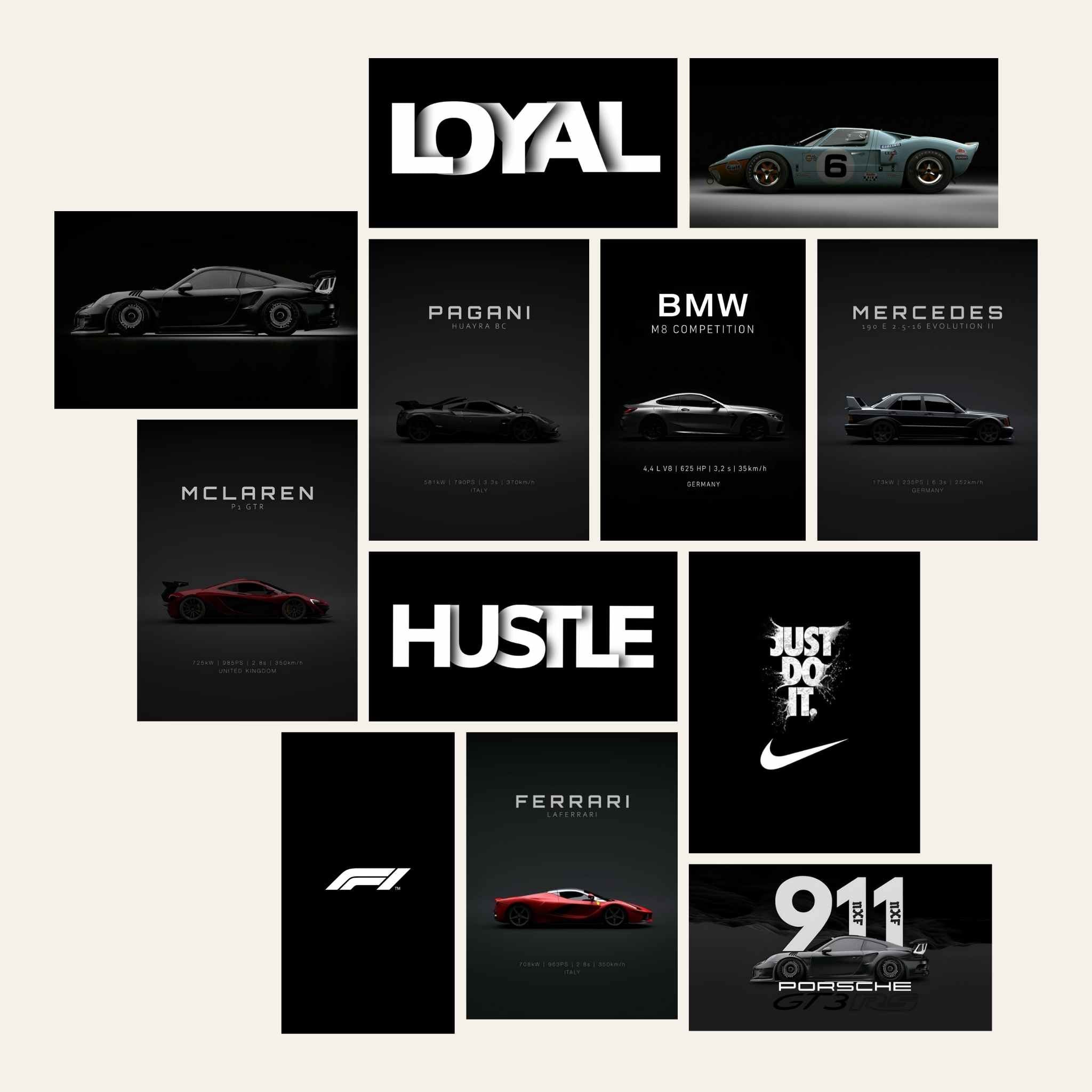 Power – 12 Premium Posters ( A4 | 260G )