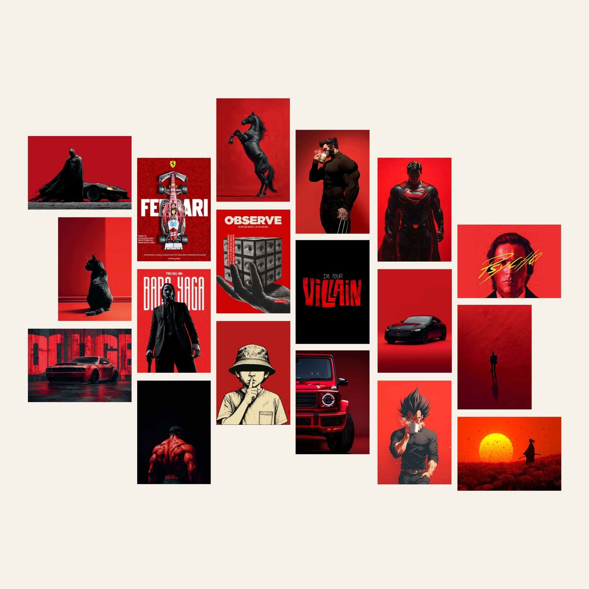 Red – Premium Posters ( A4 | 260G )