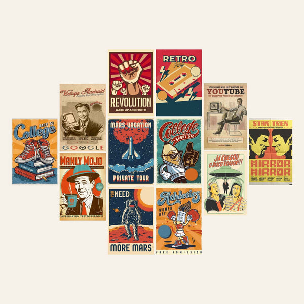 Retro – Premium Posters ( A4 | 260G )